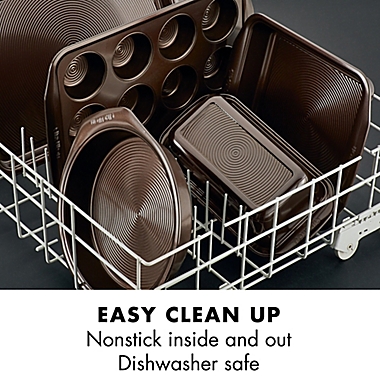 Circulon&reg; Nonstick 10-Piece Bakeware Set in Chocolate. View a larger version of this product image.