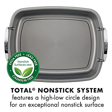 Circulon&reg; Bakeware 17-Inch x 13-Inch Nonstick Roaster with U-Rack. View a larger version of this product image.