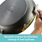 Alternate image 3 for Circulon&reg; Elementum&trade; Nonstick 14-Inch Hard-Anodized Covered Wok in Oyster Grey
