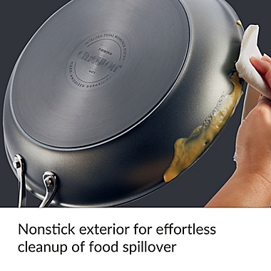 Circulon&reg; Elementum&trade; Nonstick Hard-Anodized 10-Piece Cookware Set in Oyster Grey. View a larger version of this product image.