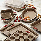 Alternate image 10 for Rachael Ray&trade; Cucina Non-Stick 10-Piece Bakeware Set in Brown/Red