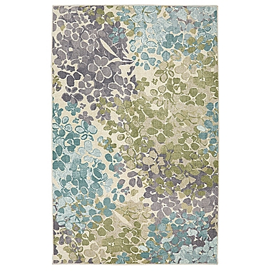 Mohawk Home Aurora Radiance Area Rug in Aqua Blue. View a larger version of this product image.