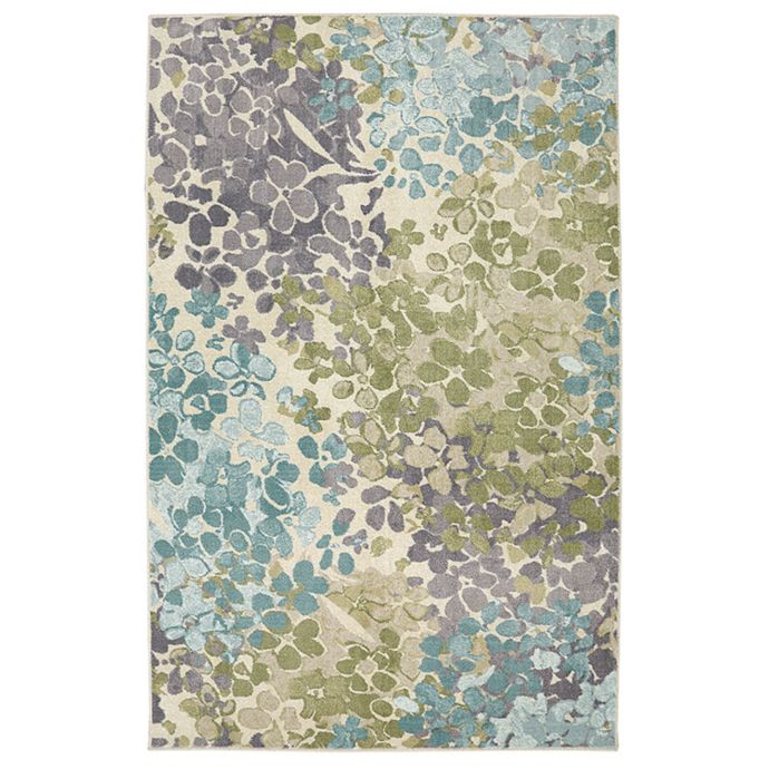 Mohawk Aurora Radiance Area Rug in Aqua Blue Bed Bath and Beyond Canada