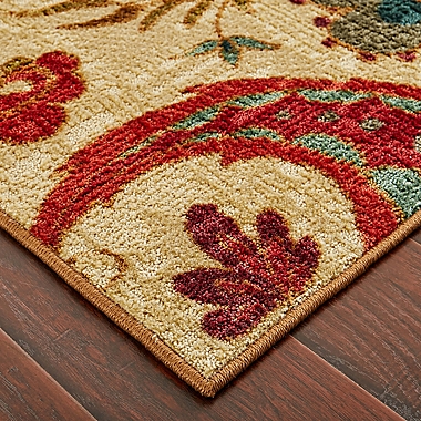 Mohawk 5&#39; x 7&#39; Strata Tropical Acres Multicolor Area Rug. View a larger version of this product image.