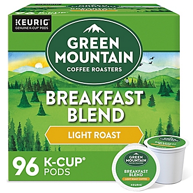 Green Mountain Coffee&reg; Breakfast Blend Coffee Keurig&reg; K-Cup&reg; Pods 96-Count. View a larger version of this product image.