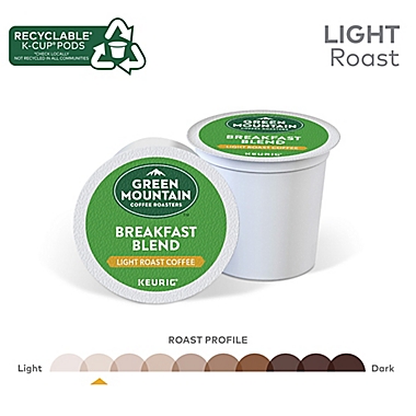 Green Mountain Coffee&reg; Breakfast Blend Coffee Keurig&reg; K-Cup&reg; Pods 96-Count. View a larger version of this product image.