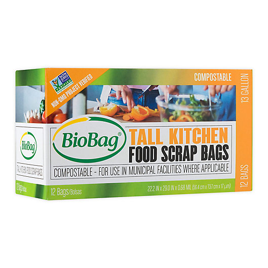 Alternate image 1 for BioBag® 12-Count 13-Gallon Tall Kitchen Bags
