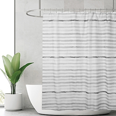 Indecor Watercolor Stripe 4-Piece Bath Set in Grey. View a larger version of this product image.