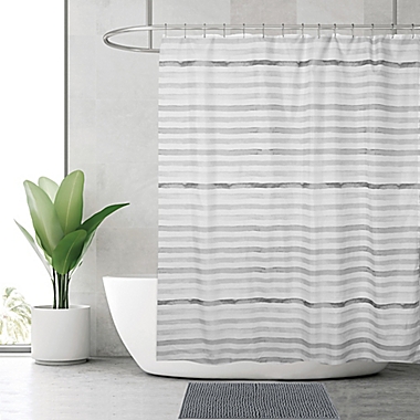 Indecor Watercolor Stripe 4-Piece Bath Set in Grey. View a larger version of this product image.