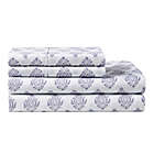 Alternate image 4 for VCNY Home Haidee Damask 5-Piece Full XL Quilt Set in Navy