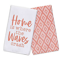 Home Is Where The Waves Crash Tea Towel Set