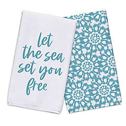 Let The Sea Set You Free Tea Towel Set