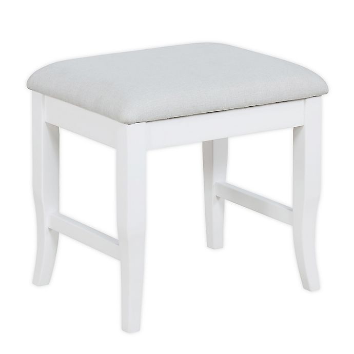 Linon Home Windham Vanity Stool Bed, Bed Bath And Beyond Vanity Chair With Back