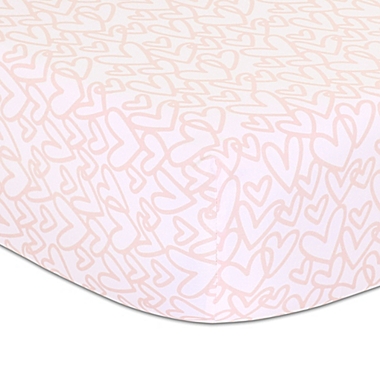The Peanutshell&trade; Hearts 3-Piece Crib Bedding Set. View a larger version of this product image.