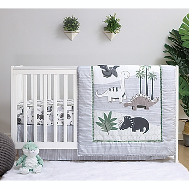 The Peanutshell&trade; Dinosaur 3-Piece Crib Bedding Set. View a larger version of this product image.