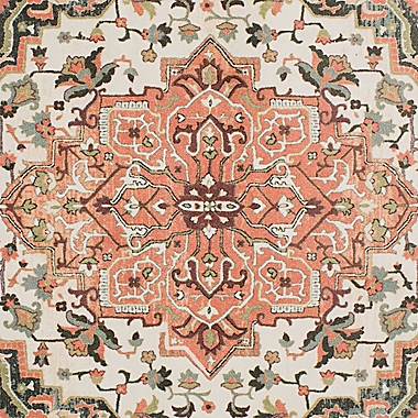 Mohawk Prismatic Emiko 5&#39; x 7&#39; Area Rug in Pink. View a larger version of this product image.