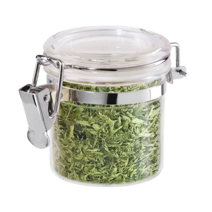 Oggi™ Acrylic Mini Clamped Canister | Bed Bath & Beyond