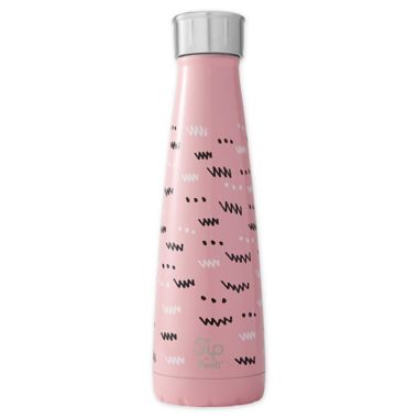 S'ip by S'well&reg; Pink Ziggy Dot 15 oz. Stainless Steel Water Bottle. View a larger version of this product image.