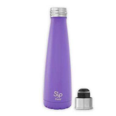 S'ip by S'well&reg; 15 oz. Stainless Steel Water Bottle in Purple Rock Candy. View a larger version of this product image.