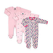 PS by The Peanutshell&reg; 3-Pack Dots and Ballet Long Sleeve Sleepers
