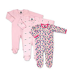 PS by The Peanutshell® Size 9M 3-Pack Dots and Ballet Long Sleeve Sleepers
