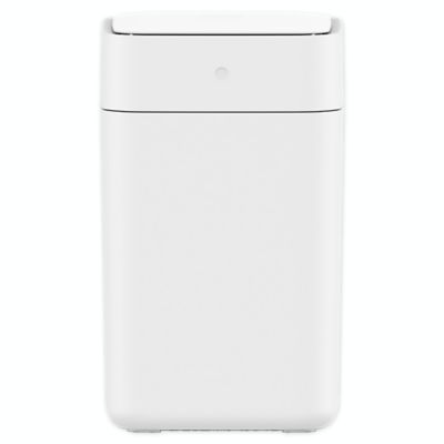 TOWNEW 4-Gallon Self-Sealing and Self-Changing Trash Can in White