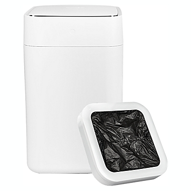 TOWNEW T1 4-Gallon Self-Sealing and Self-Changing Trash Can in White. View a larger version of this product image.