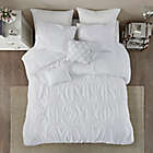 Alternate image 3 for Intelligent Design Benny Full/Queen Comforter Set in White