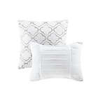 Alternate image 7 for Intelligent Design Benny Full/Queen Comforter Set in White