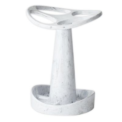 Umbra Curvino Toothbrush Holder in Grey Marble image