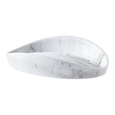Umbra Curvino Soap Dish in Grey Marble image