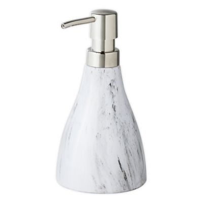 Umbra Curvino Lotion Dispenser in Grey Marble image