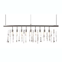 Zuo® Accents Shooting Stars 9-Light Chrome Ceiling Lamp