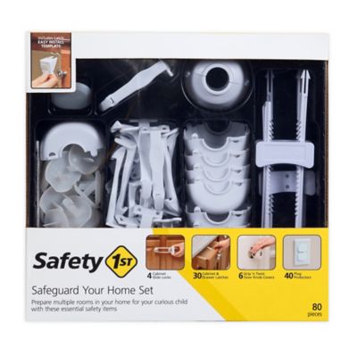 Safety 1Ë¢áµ 80-Piece Home Safeguarding Set In White