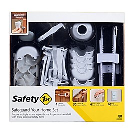 Safety 1ˢᵗ® 80-Piece Home Safeguarding Set in White