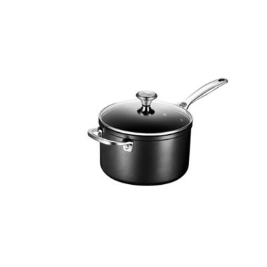 Le Creuset&reg; Toughened Nonstick Pro 4 qt. Covered Saucepan. View a larger version of this product image.