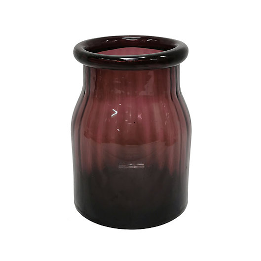Alternate image 1 for Bee & Willow™ 6.8-Inch Glass Vase in Purple