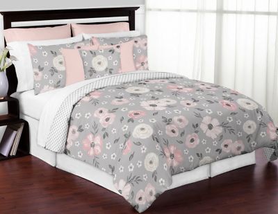 Sweet Jojo Designs&reg; Watercolor Floral 3-Piece Comforter Set