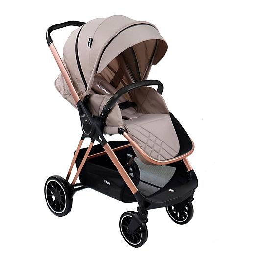 Alternate image 1 for Your Babiie AM:PM by Christina Milian Victoria Stroller in Nude