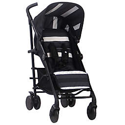 Your Babiie AM:PM by Christina Milian Corinthia Lightweight Stroller in Charcoal Stripes
