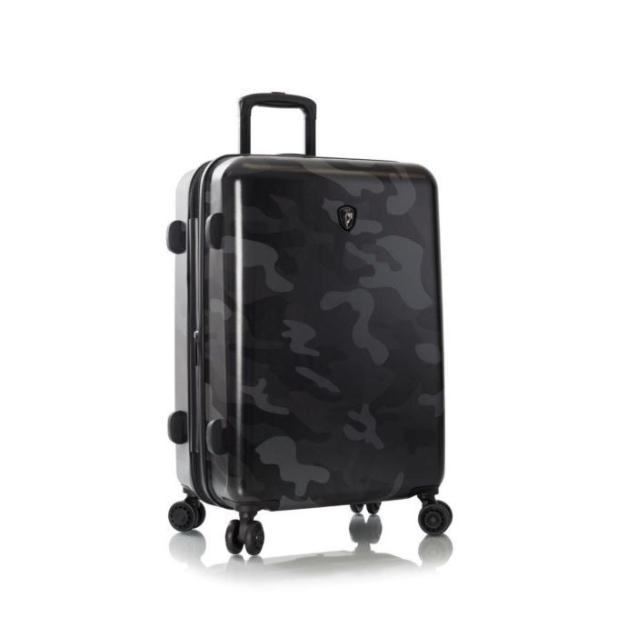 Heys Fashion Spinner Luggage In Black Camo Bed Bath Beyond