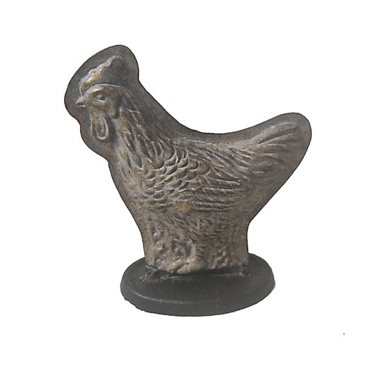 Alternate image 1 for Bee & Willow™ Home Metal Chicken Figurine in Gold