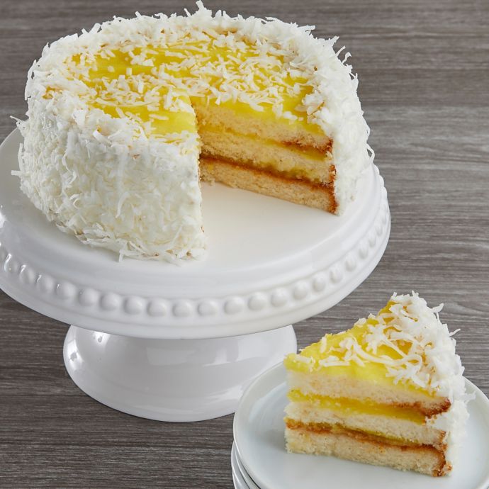 Lemon Coconut Happy Birthday Cake Bed Bath Beyond