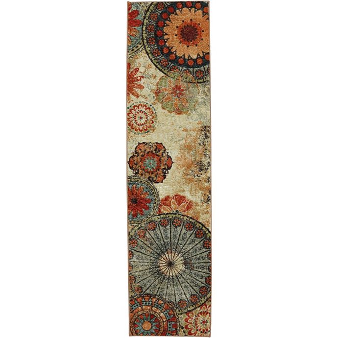 Mohawk Home® Strata Caravan Medallion 2Foot x 5Foot Multicolor Runner