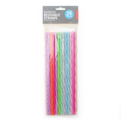 Kikkerland&reg; 24-Pack 11-Inch Reusable Straws