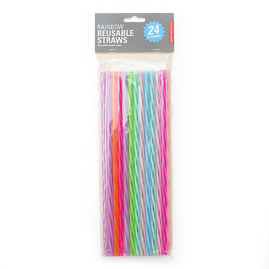 Alternate image 1 for Kikkerland® 24-Pack 11-Inch Reusable Straws