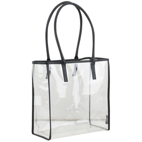 FUEL Clear 12-Inch Tote Bag in Black | Bed Bath & Beyond