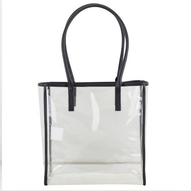 FUEL Clear 12-Inch Tote Bag in Black | Bed Bath & Beyond