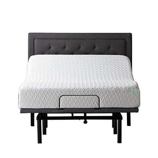 Lucid Elevate Adjustable Bed Base, Twin Adjustable Bed With Mattress
