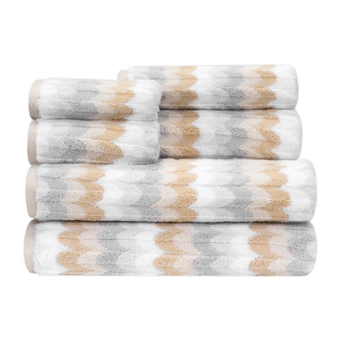 Caro Home Alicante Zero Twist 6 Piece Towel Set Bed Bath Beyond